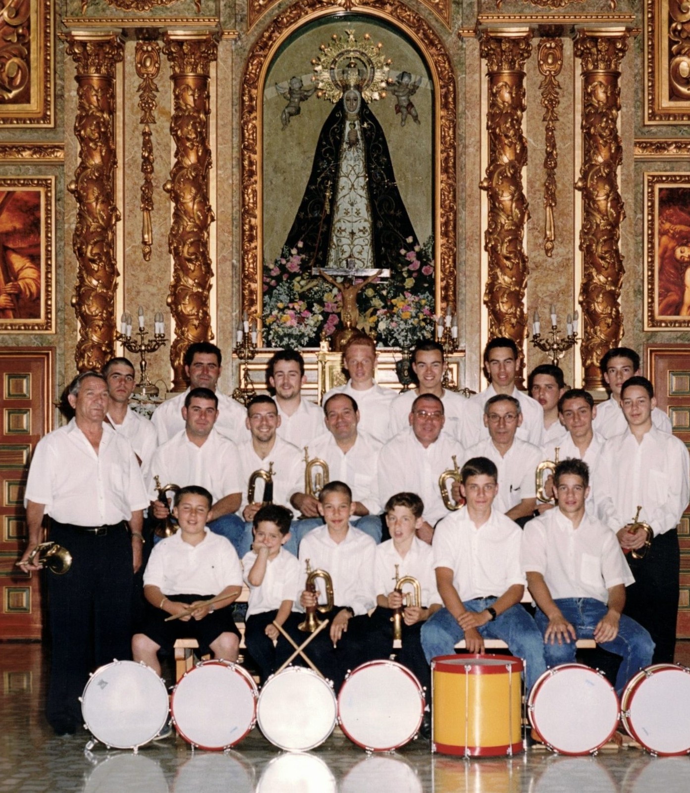 Fotografía histórica de la banda